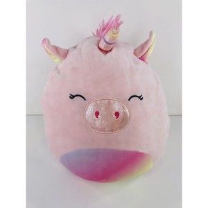 Squishmallows 12" Rita Pink Unicorn Rainbow KellyToy Stuffed Animal